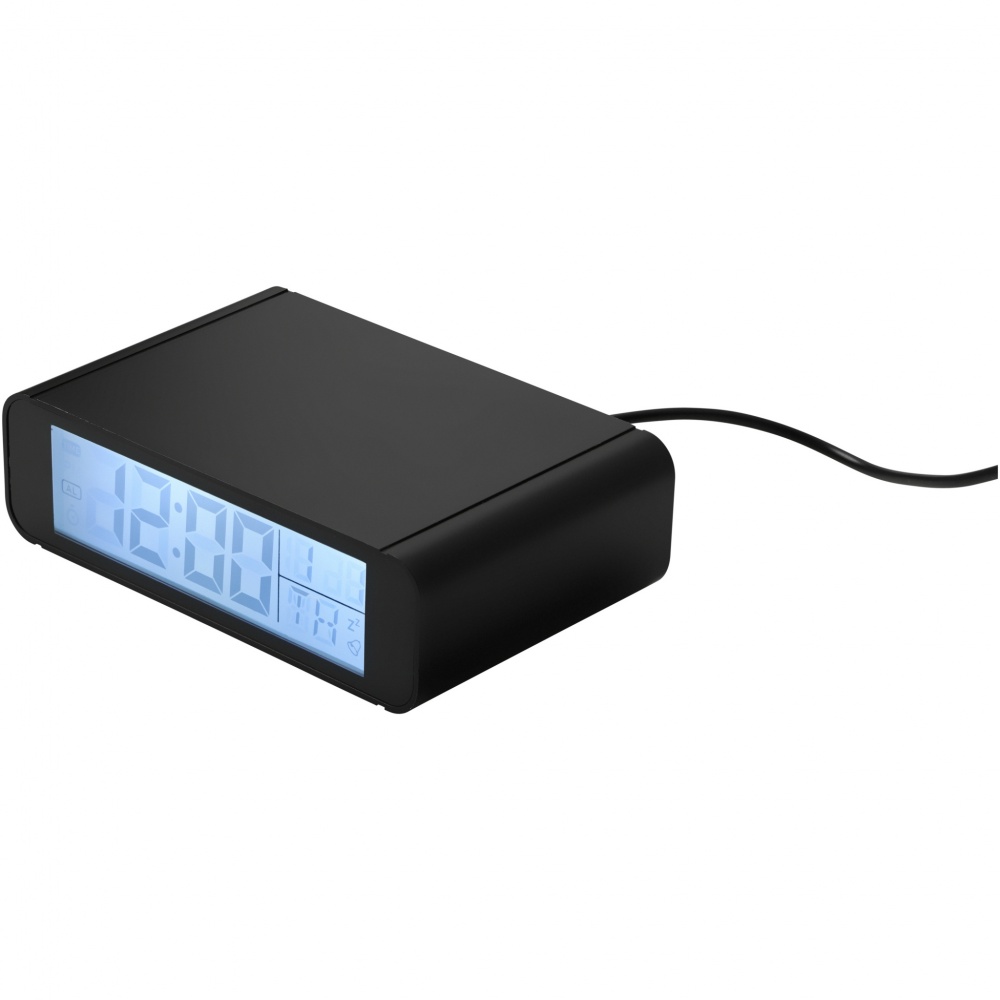 Logotrade promotional gifts photo of: Seconds 5W wireless charging clock