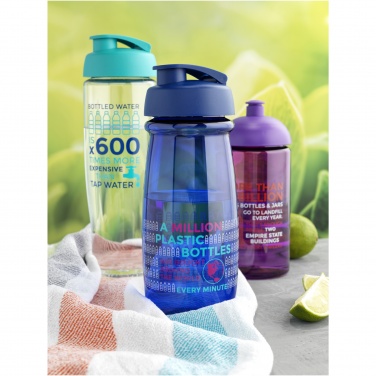 Logo trade corporate gifts image of: H2O Active® Pulse 600 ml flip lid sport bottle