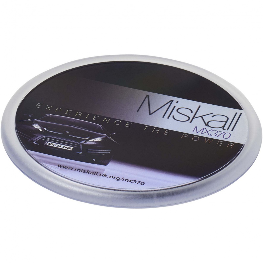 Logo trade corporate gifts picture of: Ellison round plastic coaster with paper insert