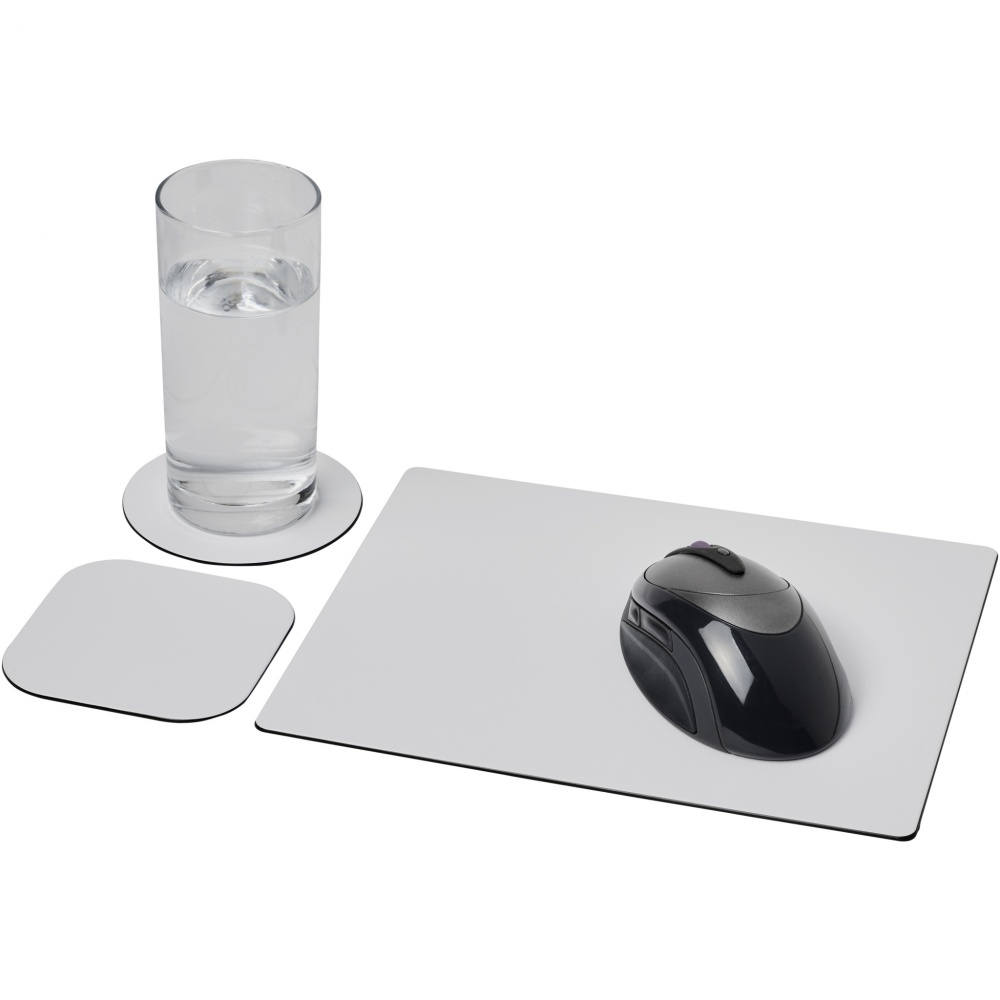Logotrade corporate gift image of: Brite-Mat® mouse mat and coaster set combo 1