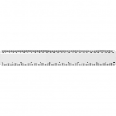 Logo trade promotional products image of: Renzo 30 cm plastic ruler
