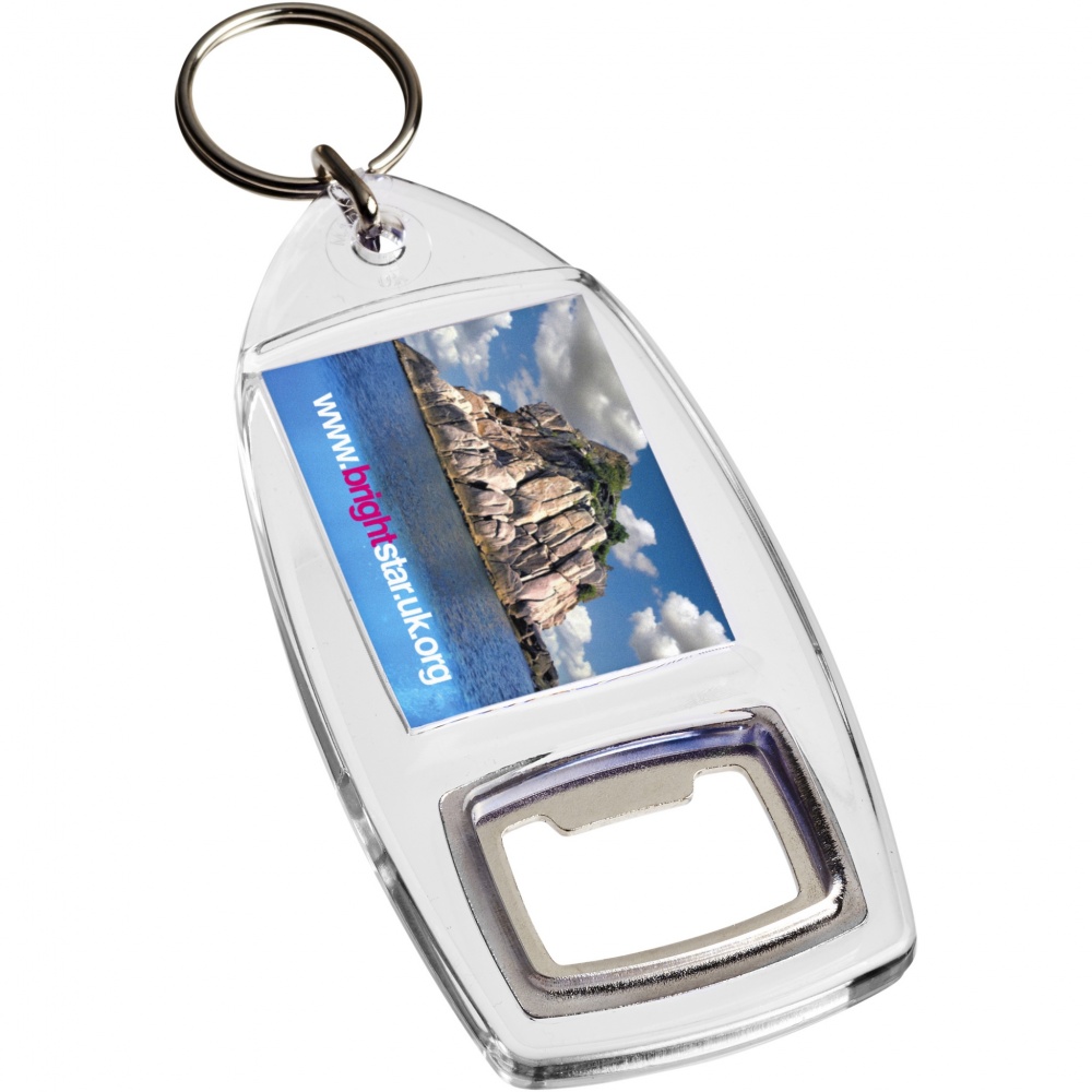 Logo trade promotional merchandise photo of: Jibe R1 bottle opener keychain