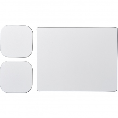 Logo trade promotional items picture of: Brite-Mat® mouse mat and coaster set combo 3