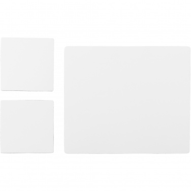 Logotrade promotional merchandise picture of: Q-Mat® mouse mat and coaster set combo 3