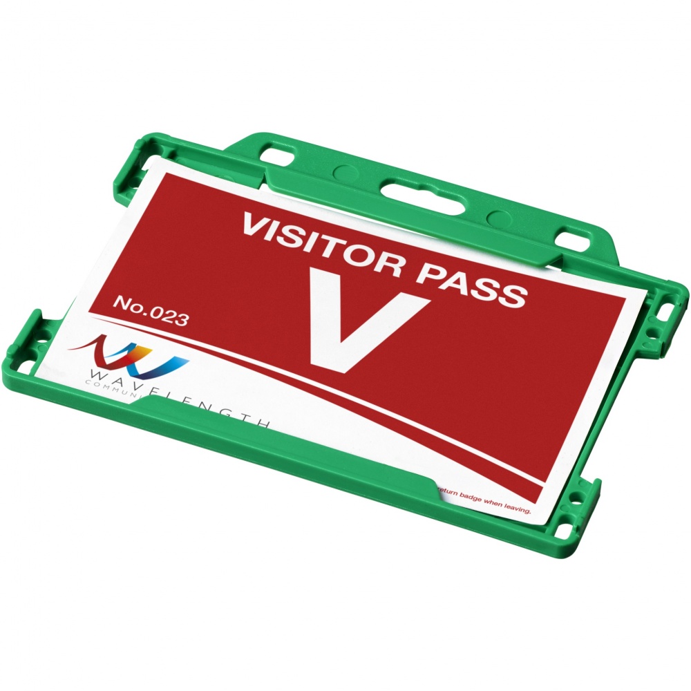 Logo trade advertising product photo of: Vega plastic card holder