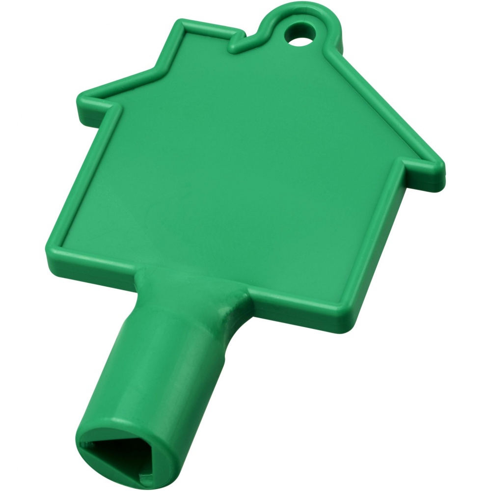 Logo trade advertising products picture of: Maximilian house-shaped utility key