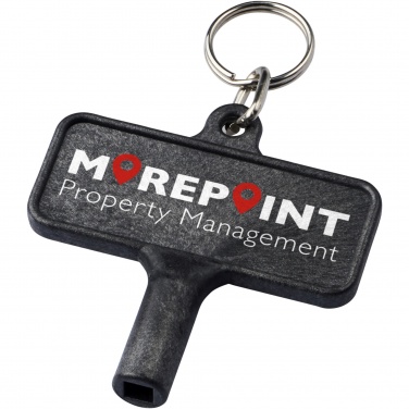 Logotrade promotional gift image of: Largo plastic radiator key with keychain