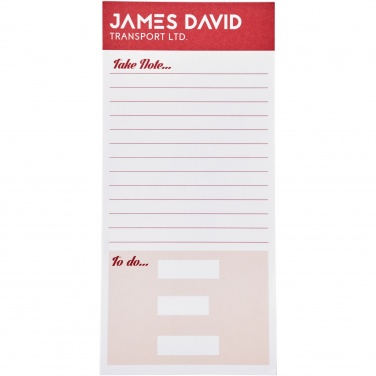 Logo trade business gift photo of: Desk-Mate® 1/3 A4 notepad