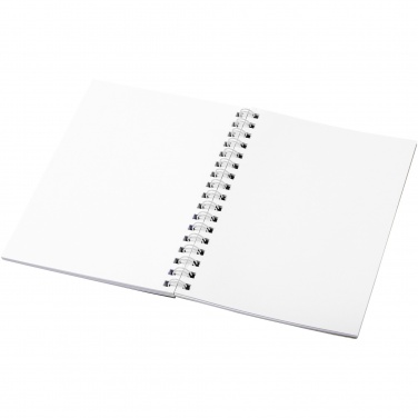 Logo trade promotional products image of: Desk-Mate® spiral A6 notebook PP cover