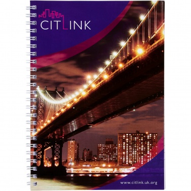 Logo trade corporate gifts picture of: Desk-Mate® spiral A4 notebook