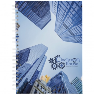 Logo trade advertising products picture of: Wire-o A5 notebook hard cover