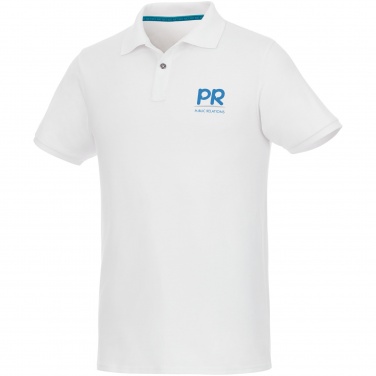 Logo trade promotional giveaway photo of: Beryl short sleeve men's organic recycled polo