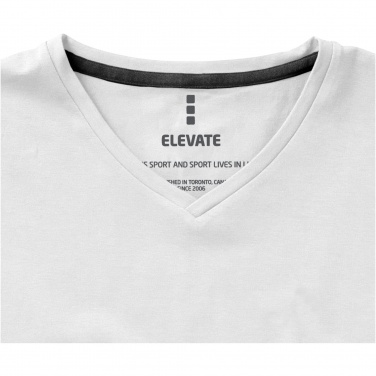 Logotrade promotional giveaway image of: Kawartha short sleeve men's organic V-neck t-shirt