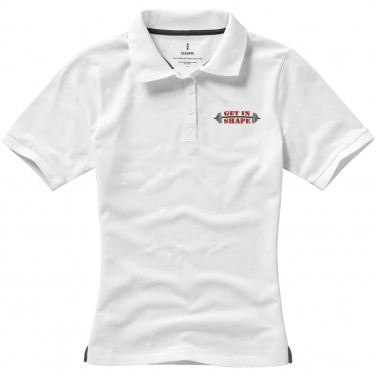 Logo trade promotional merchandise photo of: Calgary short sleeve women's polo