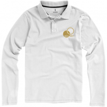 Logo trade business gift photo of: Oakville long sleeve men's polo