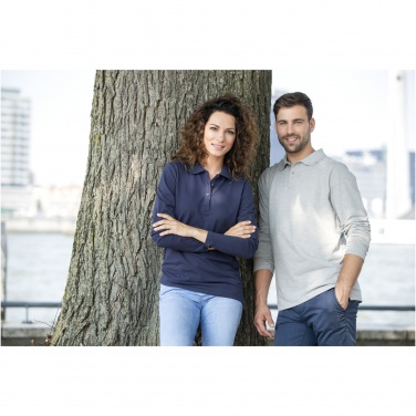 Logo trade promotional merchandise picture of: Oakville long sleeve women's polo