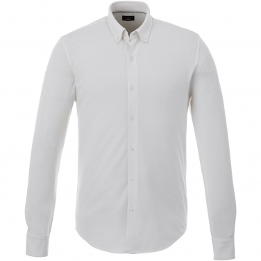 Logo trade corporate gifts picture of: Bigelow long sleeve men's pique shirt
