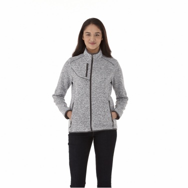 Logo trade promotional merchandise photo of: Tremblant women's knit jacket