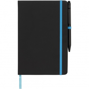 Logo trade promotional giveaways picture of: Noir Edge medium notebook