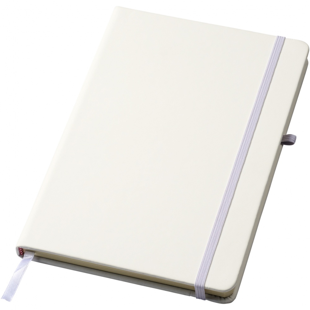 Logo trade promotional merchandise picture of: Polar A5 notebook with lined pages