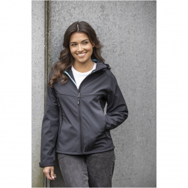Logotrade promotional gift picture of: Coltan women’s GRS recycled softshell jacket