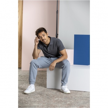 Logotrade promotional item image of: Graphite short sleeve men’s organic polo