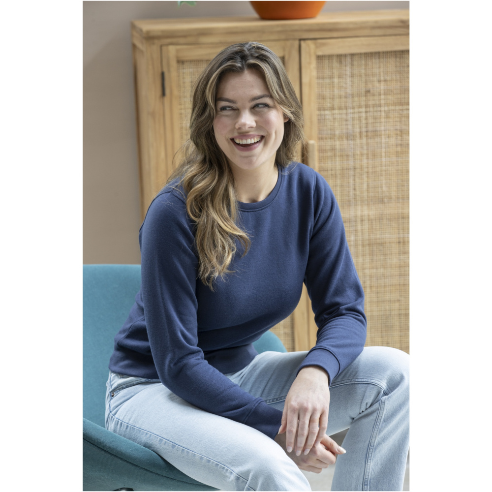 Logo trade promotional giveaways image of: Zenon women’s crewneck sweater