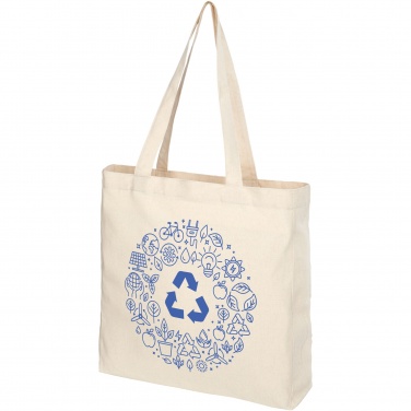 Logo trade corporate gifts picture of: Pheebs 210 g/m² recycled gusset tote bag 13L