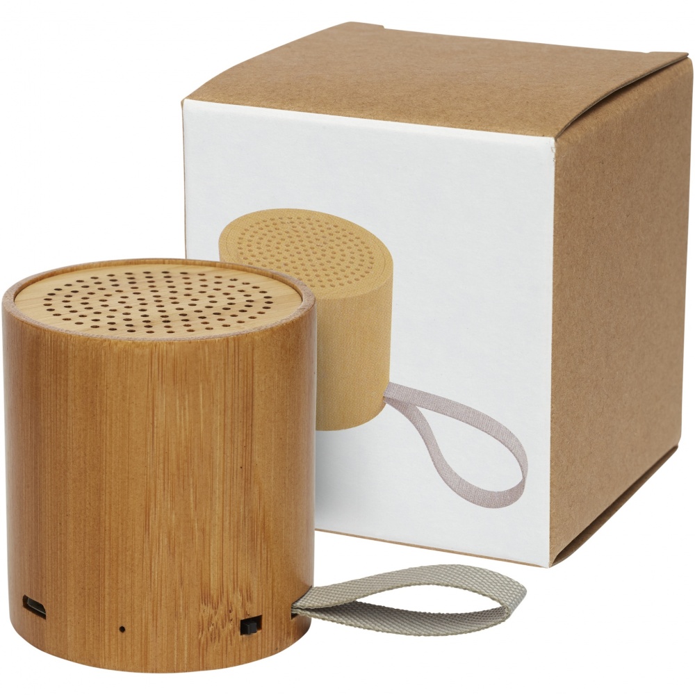 Logo trade business gift photo of: Lako bamboo Bluetooth® speaker 