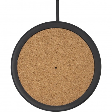 Logotrade promotional merchandise photo of: Kivi 10W limestone/cork wireless charging pad
