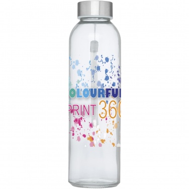 Logo trade business gifts image of: Bodhi 500 ml glass water bottle