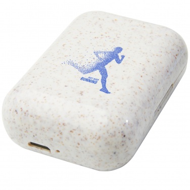 Logotrade promotional giveaway image of: Nantai wheat straw True Wireless earbuds