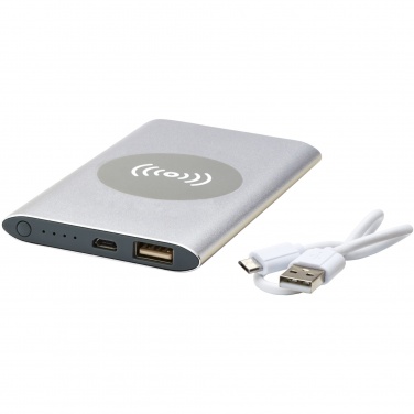 Logo trade promotional merchandise image of: Juice 4000mAh wireless power bank 
