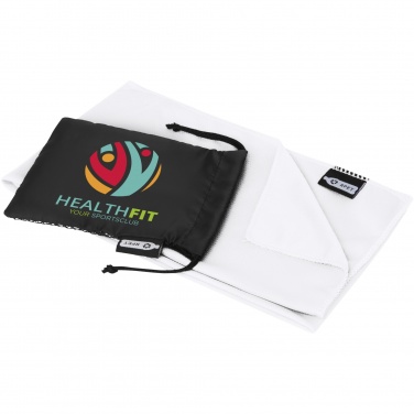 Logo trade promotional gifts picture of: Raquel cooling towel made from recycled PET 80x30 cm