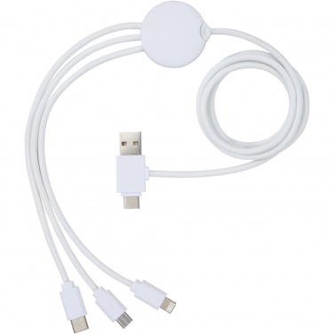 Logo trade promotional product photo of: Pure 5-in-1 charging cable with antibacterial additive