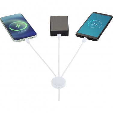 Logotrade business gift image of: Pure 5-in-1 charging cable with antibacterial additive