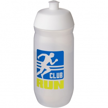 Logotrade promotional merchandise image of: HydroFlex™ Clear 500 ml squeezy sport bottle