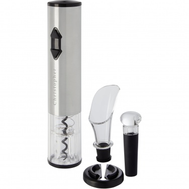 Logo trade promotional item photo of: Pino electric wine opener with wine tools