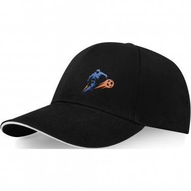 Logotrade promotional giveaways photo of: Topaz 6 panel GRS recycled sandwich cap