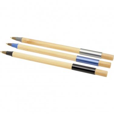 Logo trade promotional products picture of: Kerf 3-piece bamboo pen set