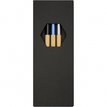 Logotrade promotional giveaway image of: Kerf 3-piece bamboo pen set