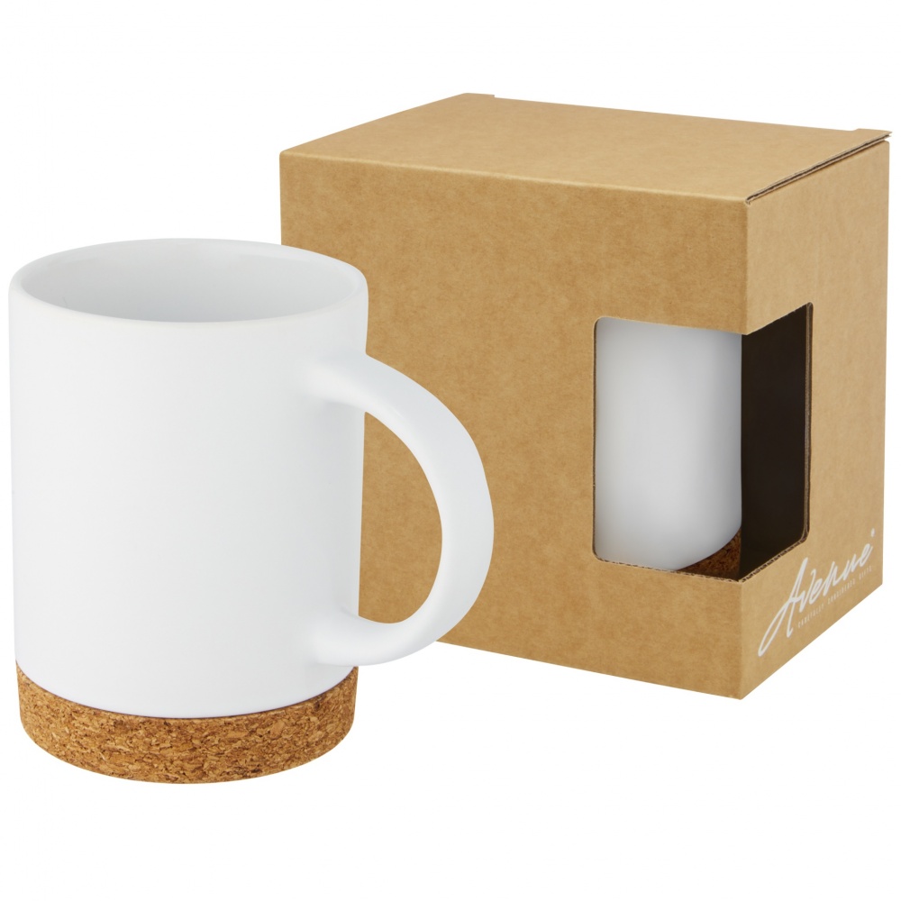 Logotrade advertising products photo of: Neiva 425 ml ceramic mug with cork base