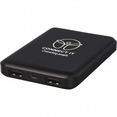 Logotrade promotional merchandise image of: Gleam 5000 mAh ultra slim light-up power bank