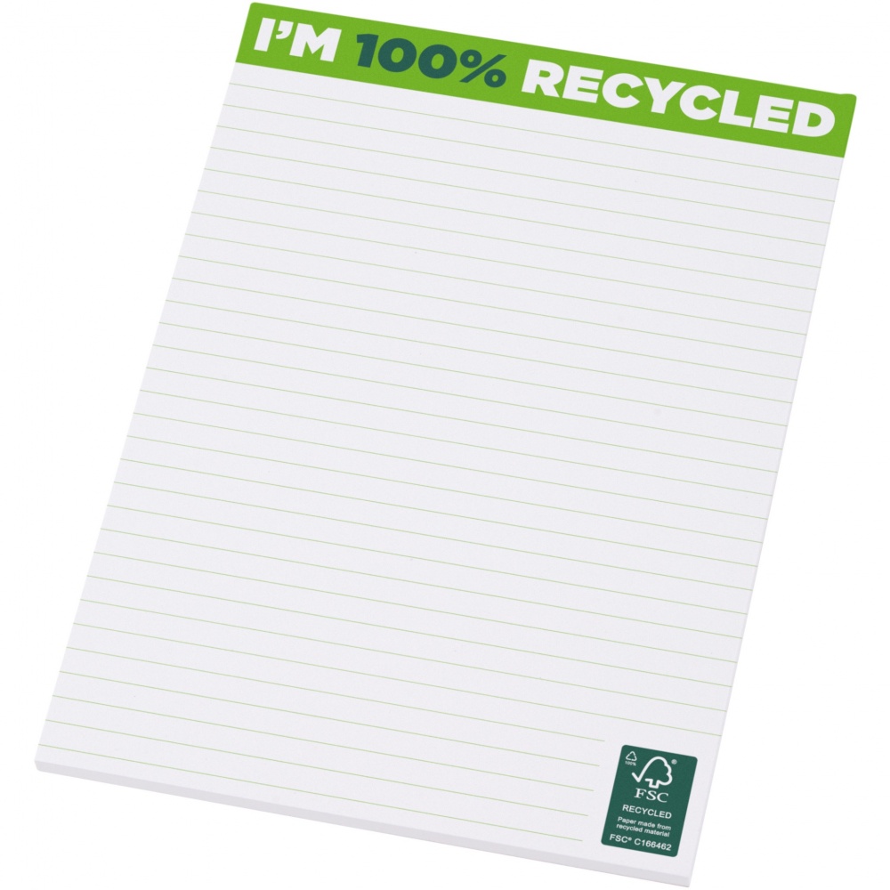 Logo trade promotional items picture of: Desk-Mate® A5 recycled notepad