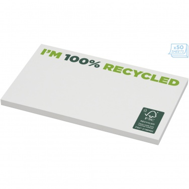 Logo trade promotional giveaways picture of: Sticky-Mate® recycled sticky notes 127 x 75 mm