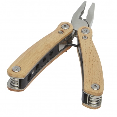 Logotrade business gifts photo of: Anderson 12-function medium wooden multi-tool