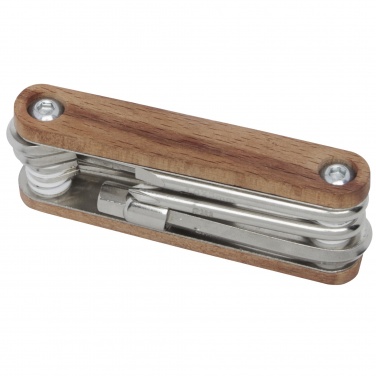 Logo trade promotional giveaways image of: Fixie 8-function wooden bicycle multi-tool