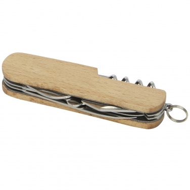 Logo trade promotional merchandise image of: Richard 7-function wooden pocket knife