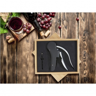 Logo trade promotional giveaways image of: Nebby wine corkscrew