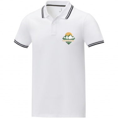 Logotrade promotional gift image of: Amarago short sleeve men's tipping polo